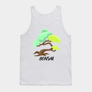 Bonsai Tree Green Peace Enviroment Tank Top